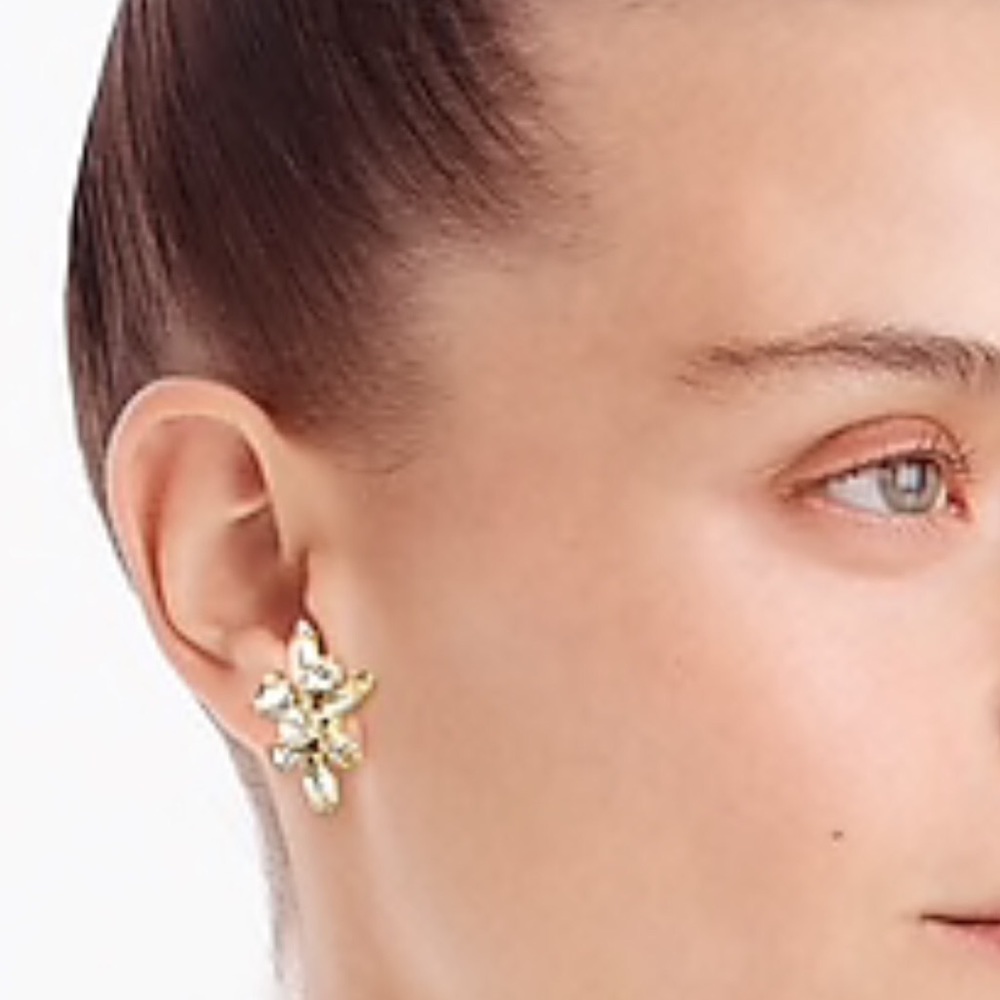 JCREW GEM BURST EARRINGS NWT - Picture 2 of 5